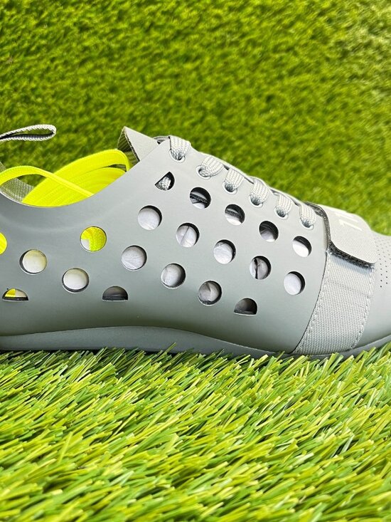 NOBULL Shoes - Nobull Womens Size 6 Gray Athletic Lightweight Leather Outdoor Cycling Shoes